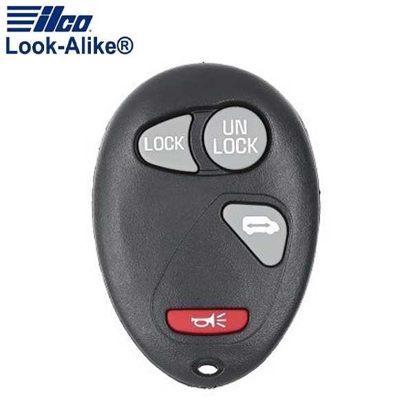 :LAL RKE-GM-4B9 GENERAL MOTORS 4 BUTTON REMOTE KEYLESS ENTRY